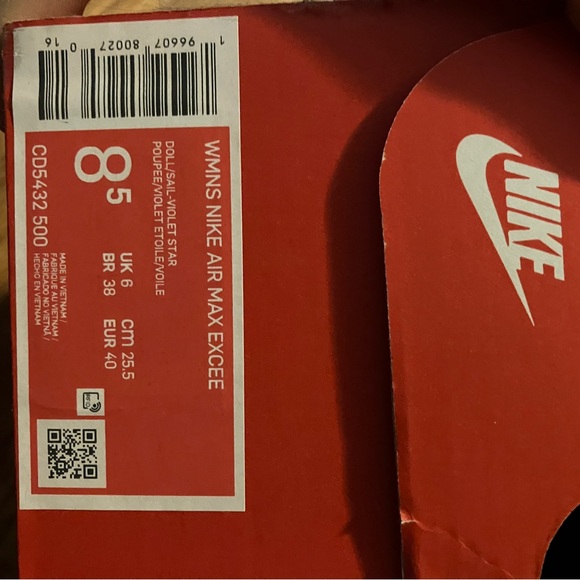 Nike Air Max Purple Women's Shoes - Picture 3 of 3